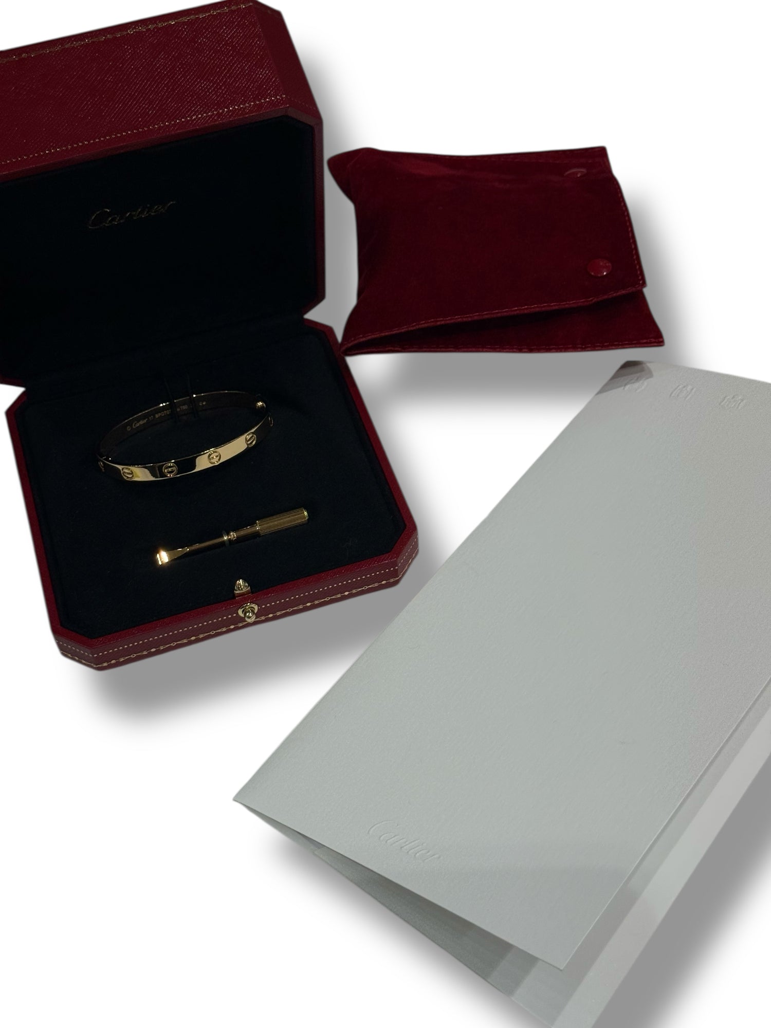 Cartier - Bracelet Love classique or jaune T17