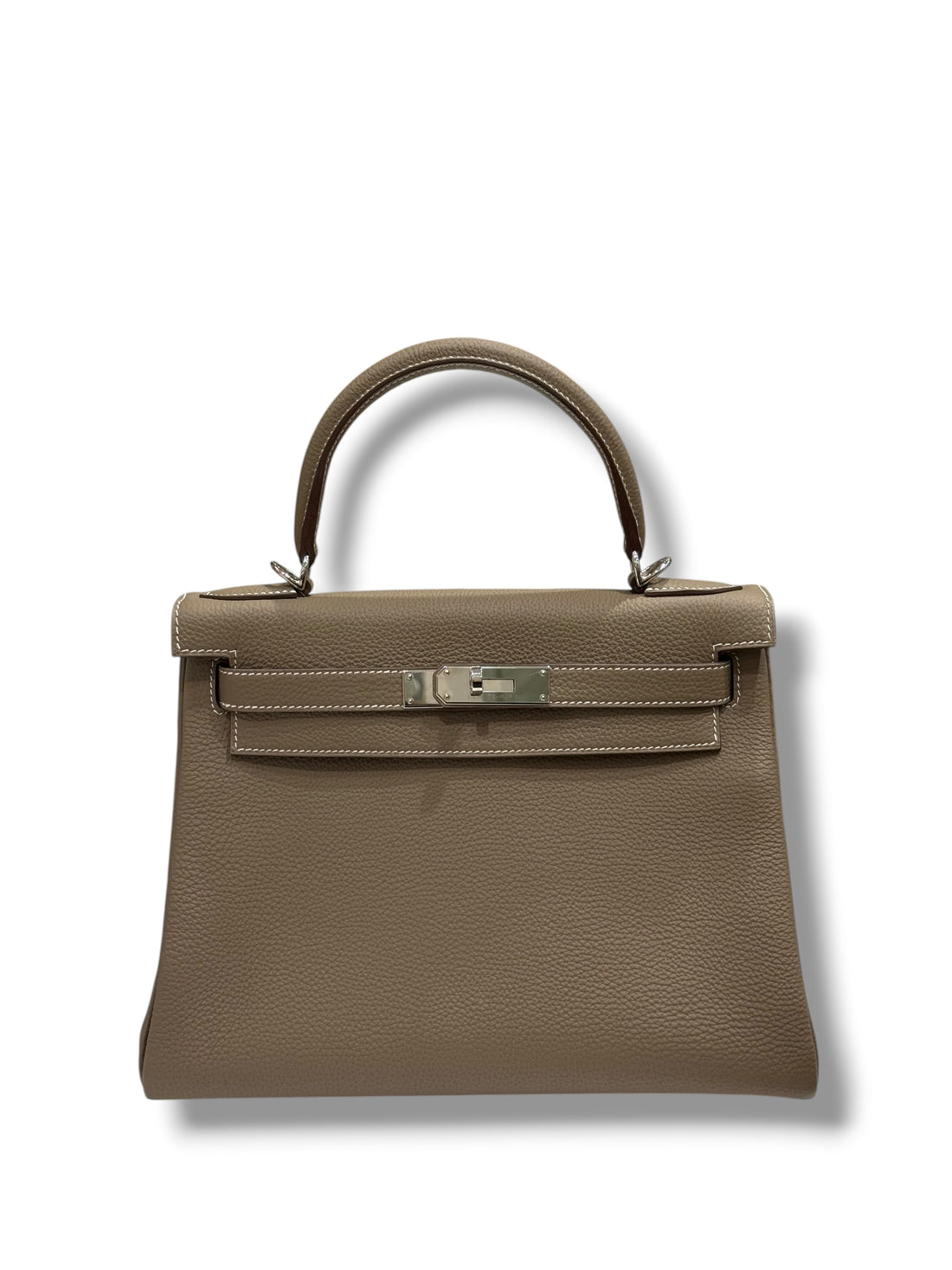 Hermès - Sac Kelly II 28 Etoupe PHW