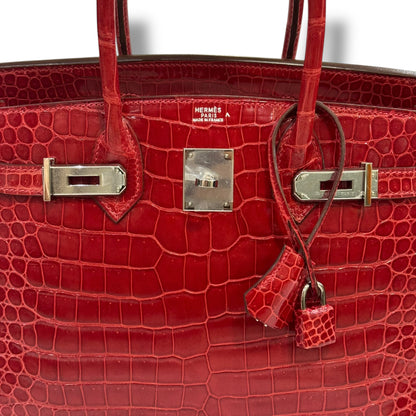 Hermès - Sac Birkin 30 Crocodile Porosus