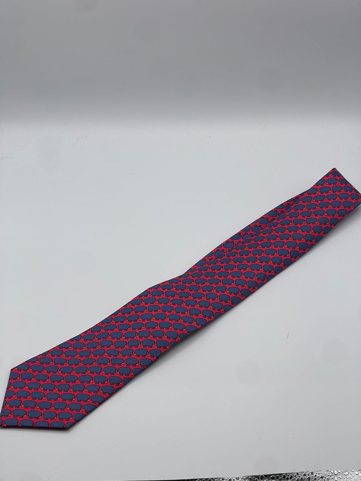 Hermès - Cravatta con pecore