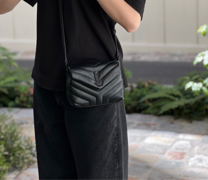 Saint Laurent - Sac Loulou Toy noir