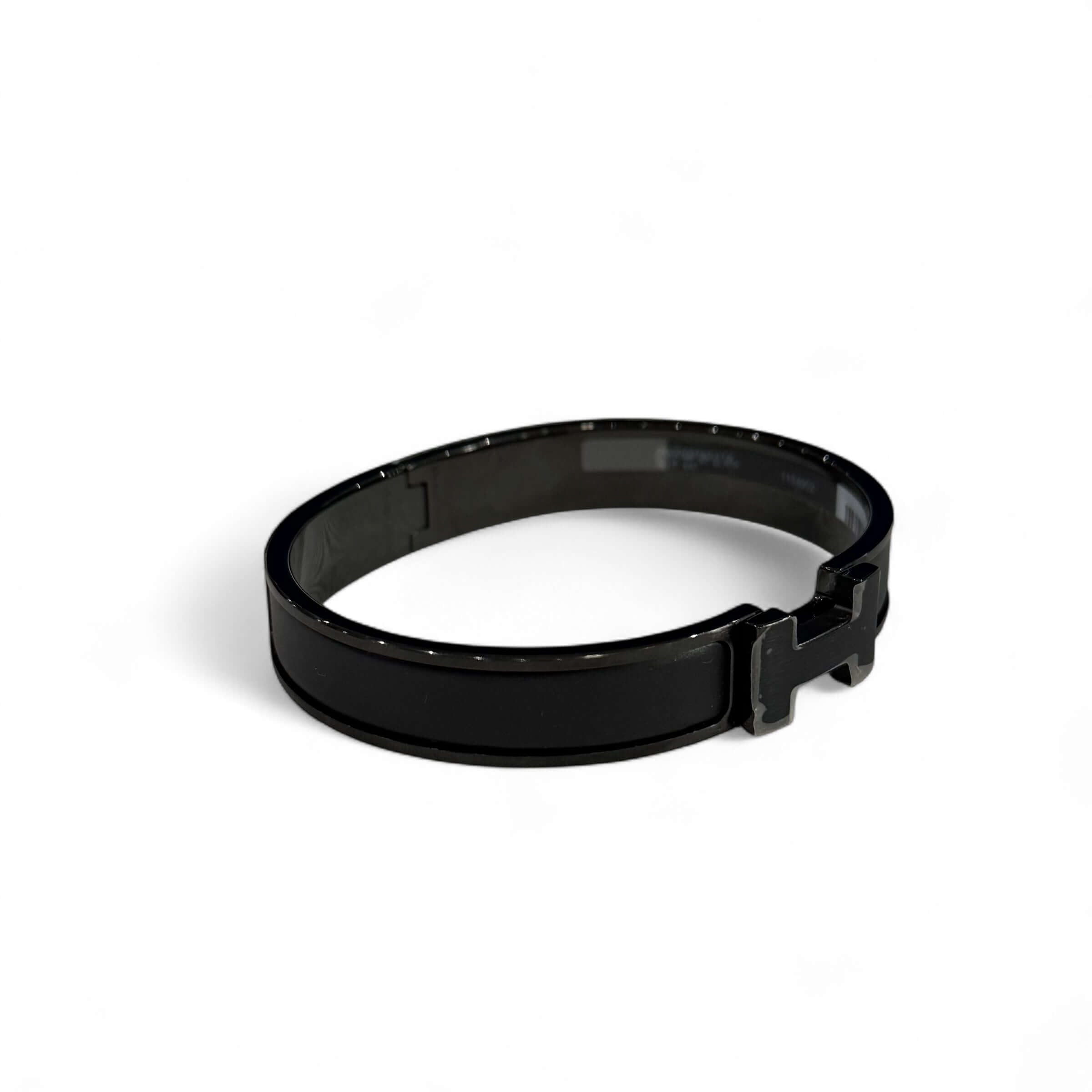Hermès - Bracciale clic HH So black