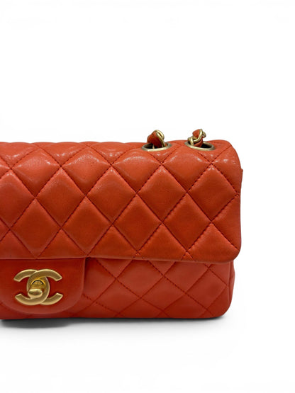 Chanel - Sac timeless allongé rose corail