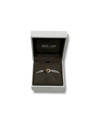 Dinh van - Bracelet menotte R8 or rose et diamants