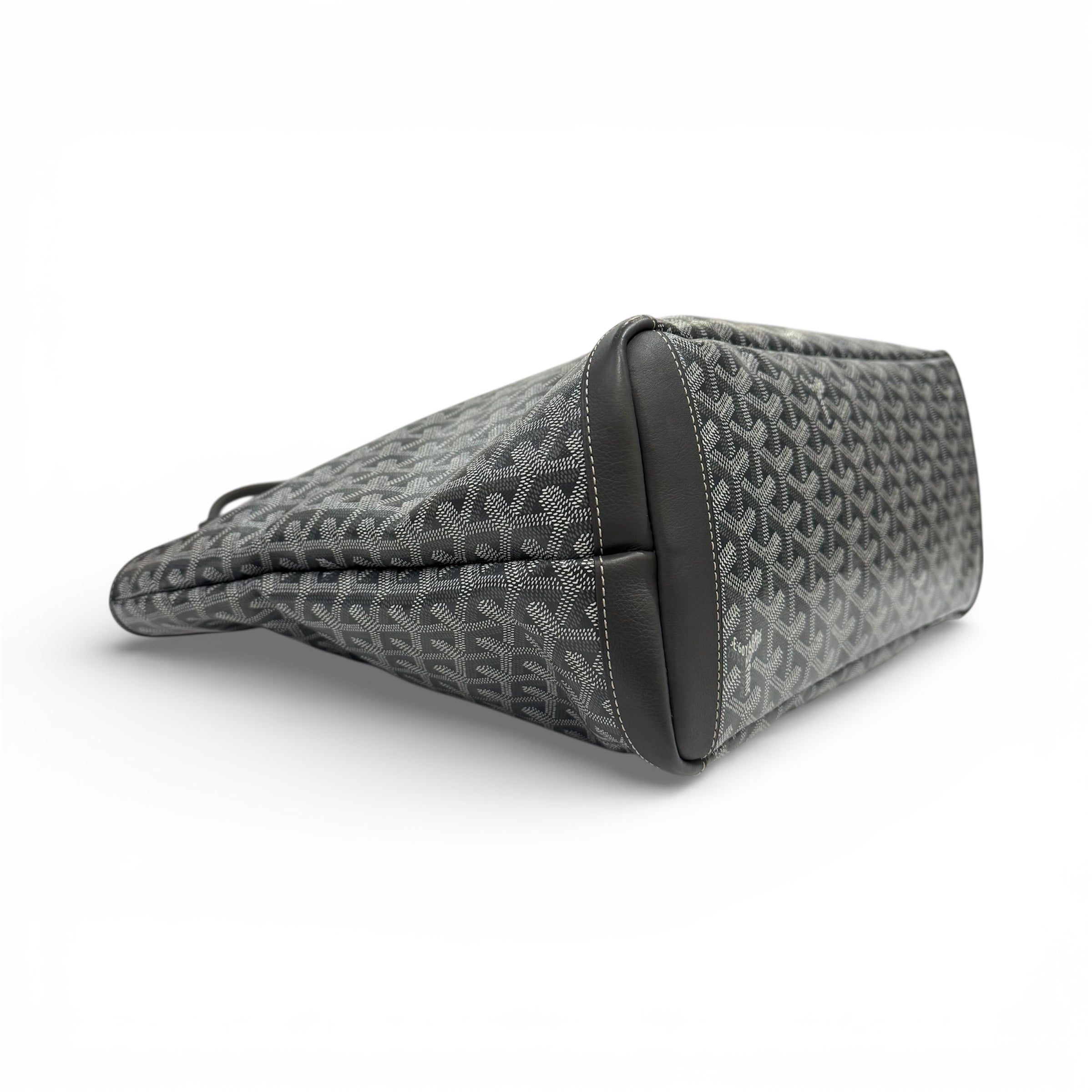 Goyard - borsa Artois MM in tela Goyardine grigia