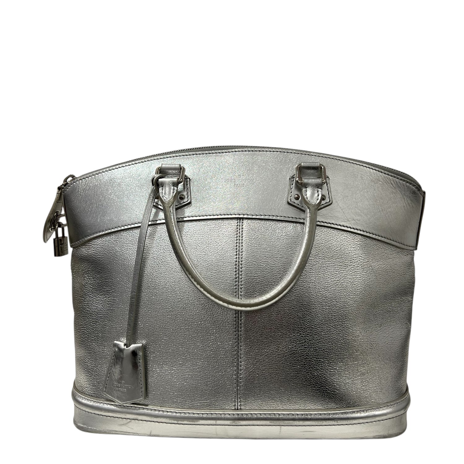 Louis Vuitton - Sac Suhali Lockit argenté