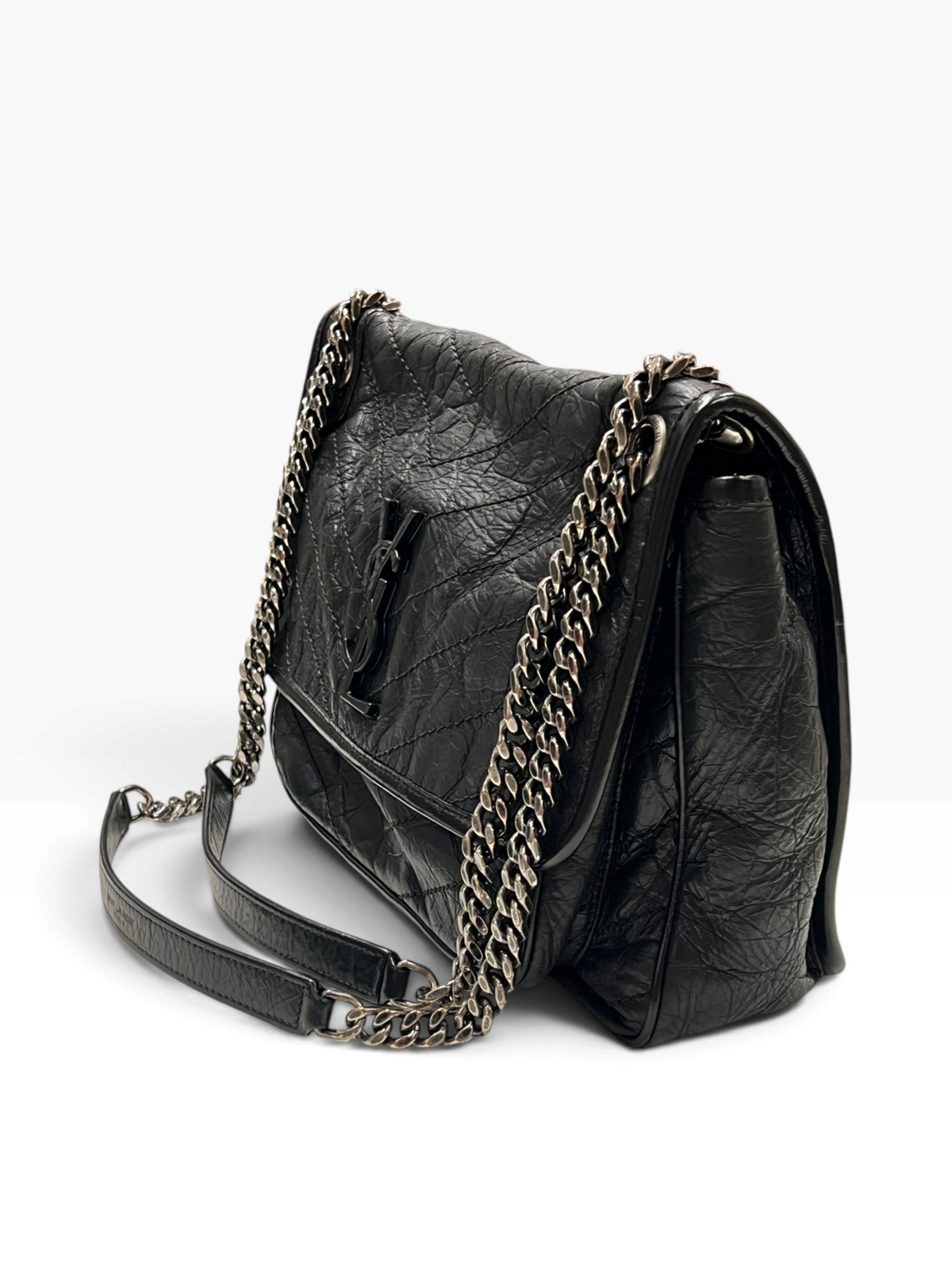 Saint Laurent - sac Nikki cuir noir all black