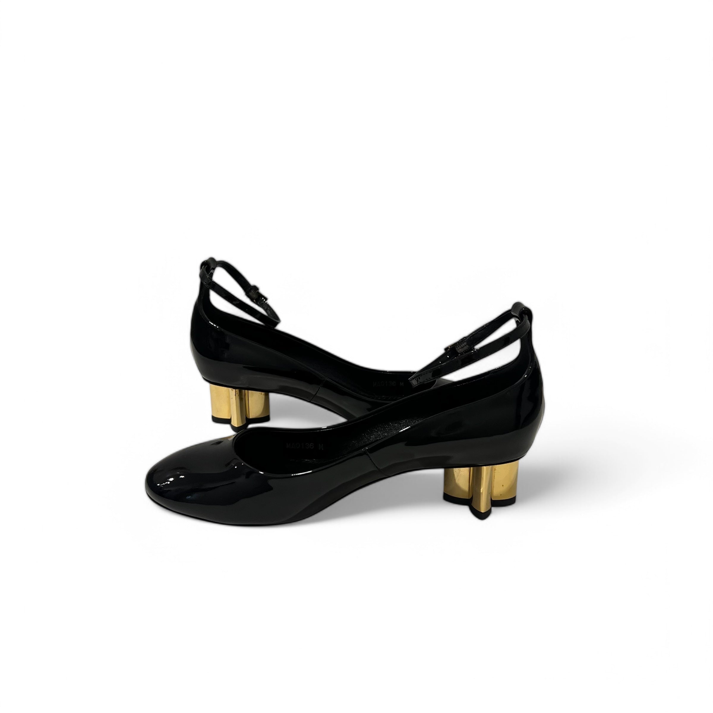 Louis Vuitton - Escarpins talon fleur monogram