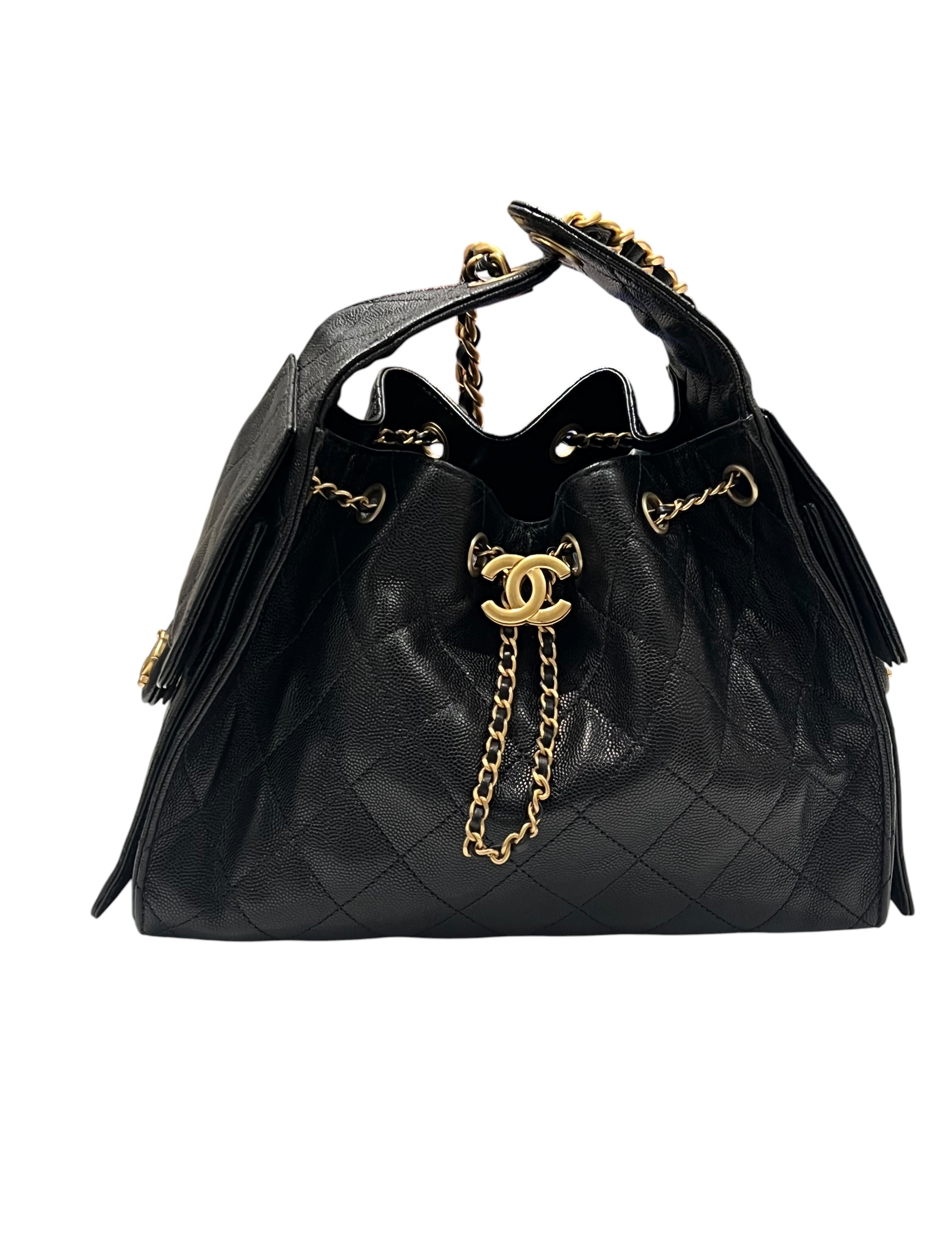 Chanel - sac 25 small cuir noir