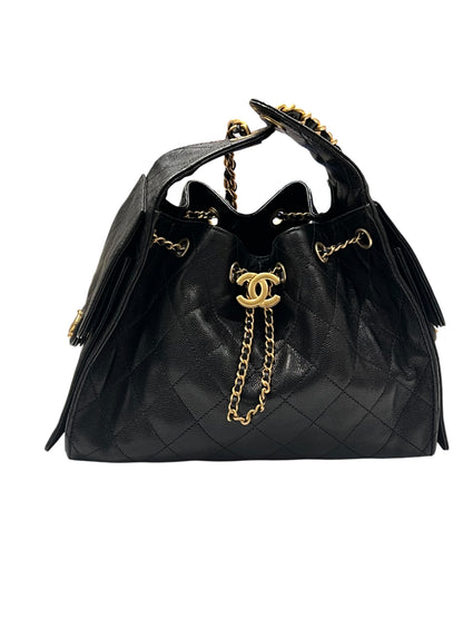 Chanel - sac 25 small cuir noir