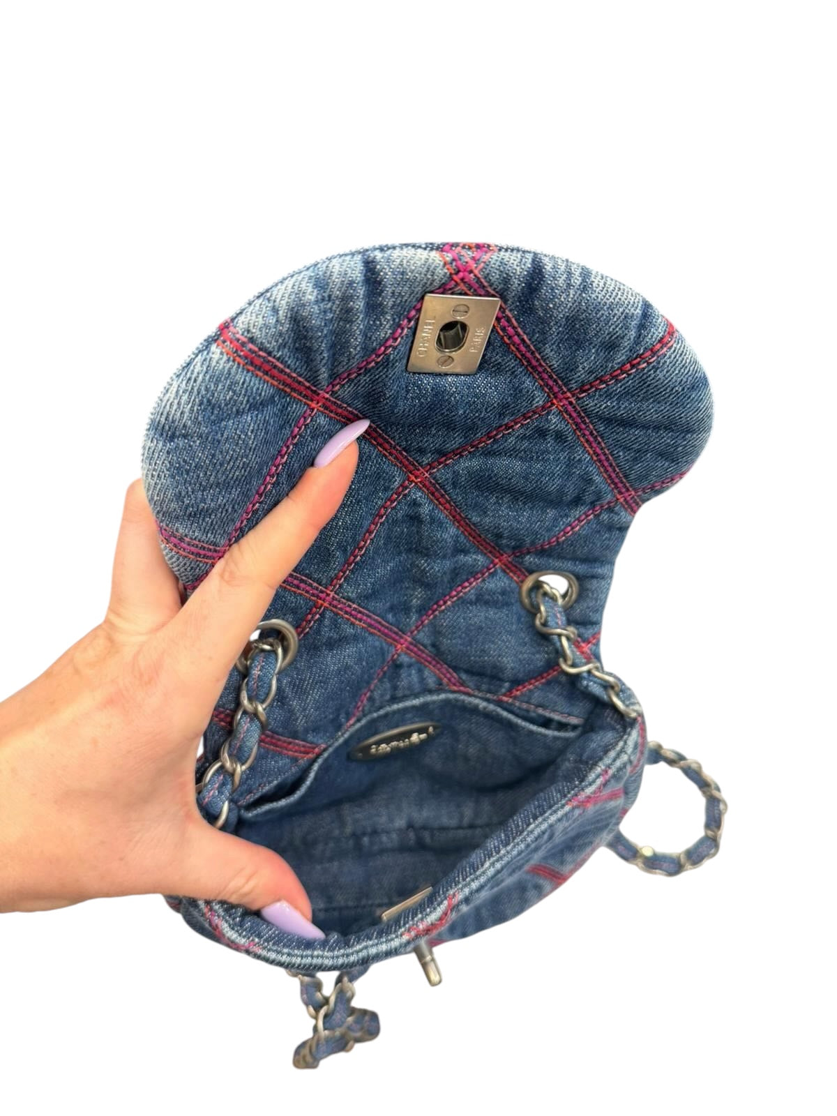 Chanel - Sac bandoulière denim