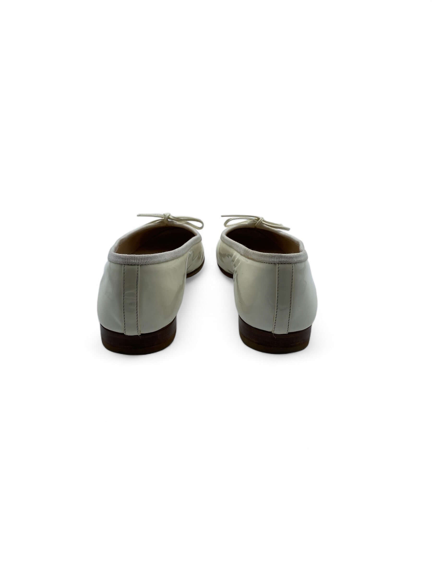 Chanel - Ballerina classica bianca T38