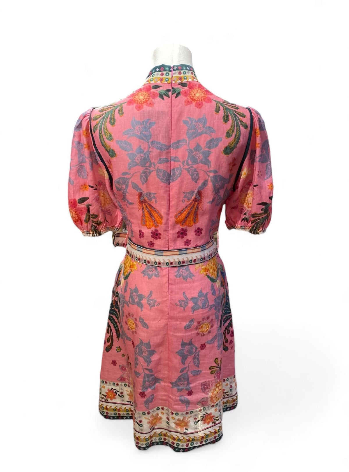 Zimmermann - Robe à motif rose T40