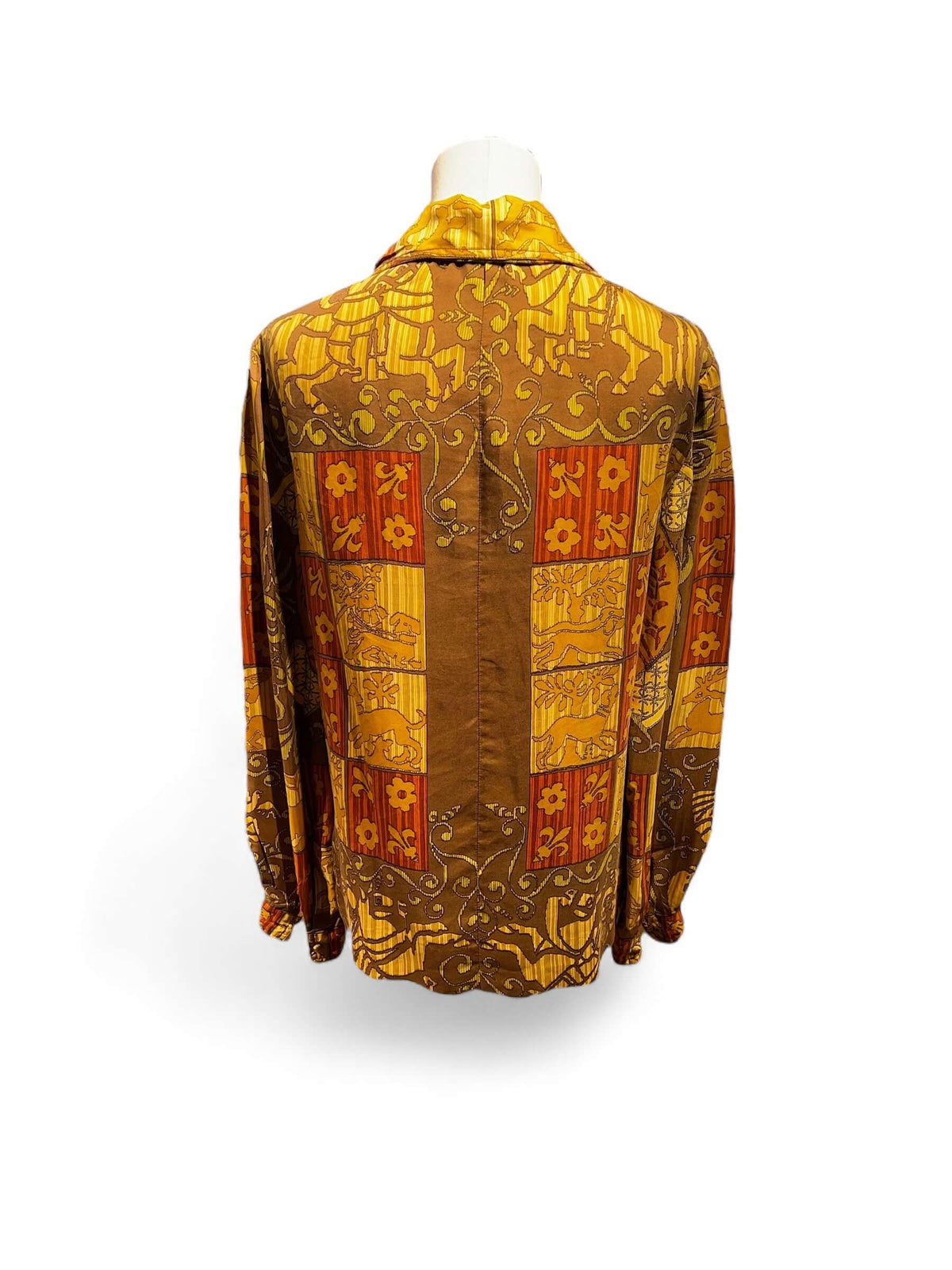 Hermès - Camicia seta S