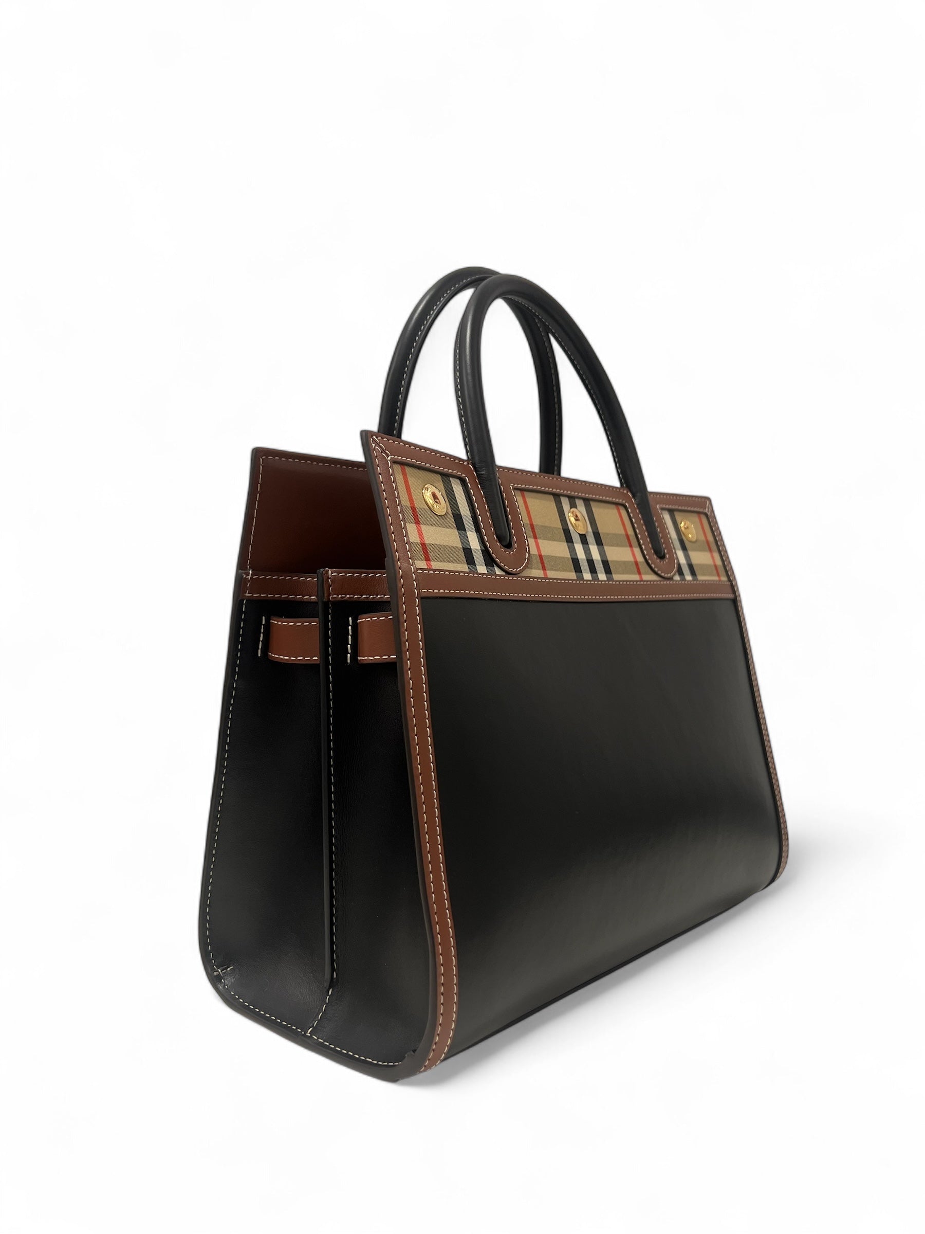 Burberry - Schwarze Titeltasche