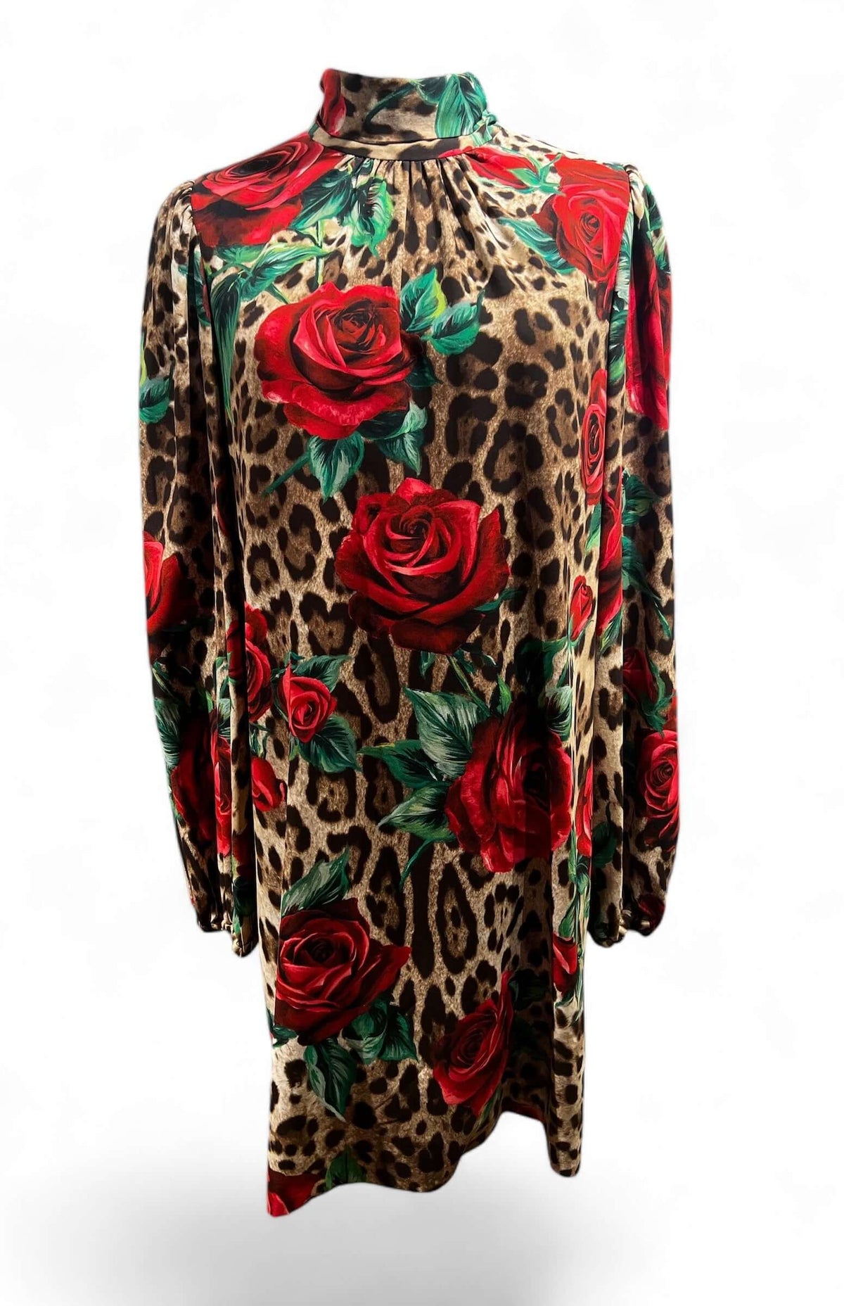 Dolce &amp; Gabbana - Leopard-Print Dress Size 42