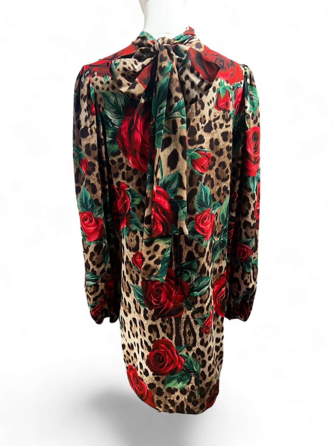 Dolce &amp; Gabbana – Kleid mit Leopardenmuster T42