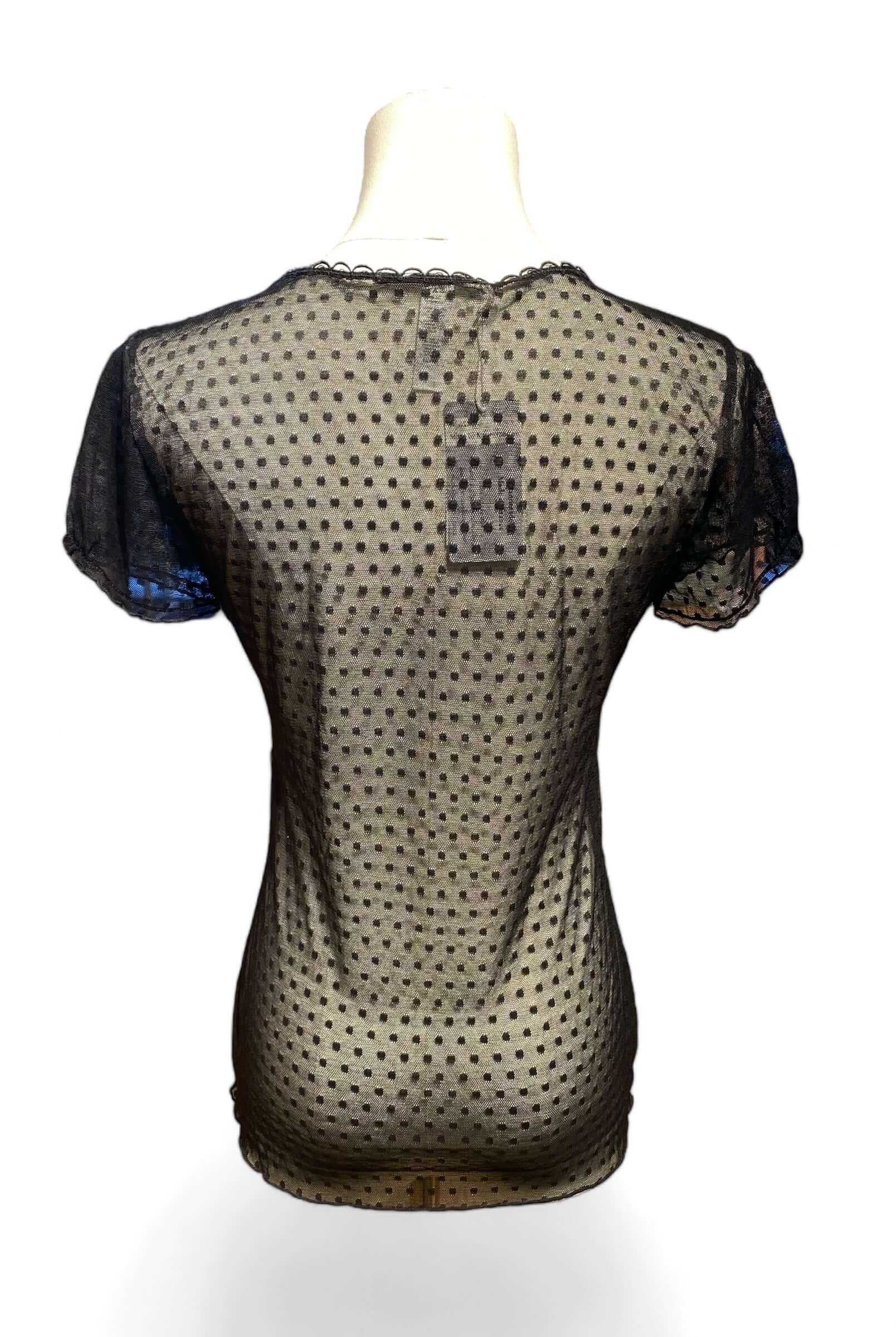 Maison Lejaby - Transparenter Top mit Punkten TM