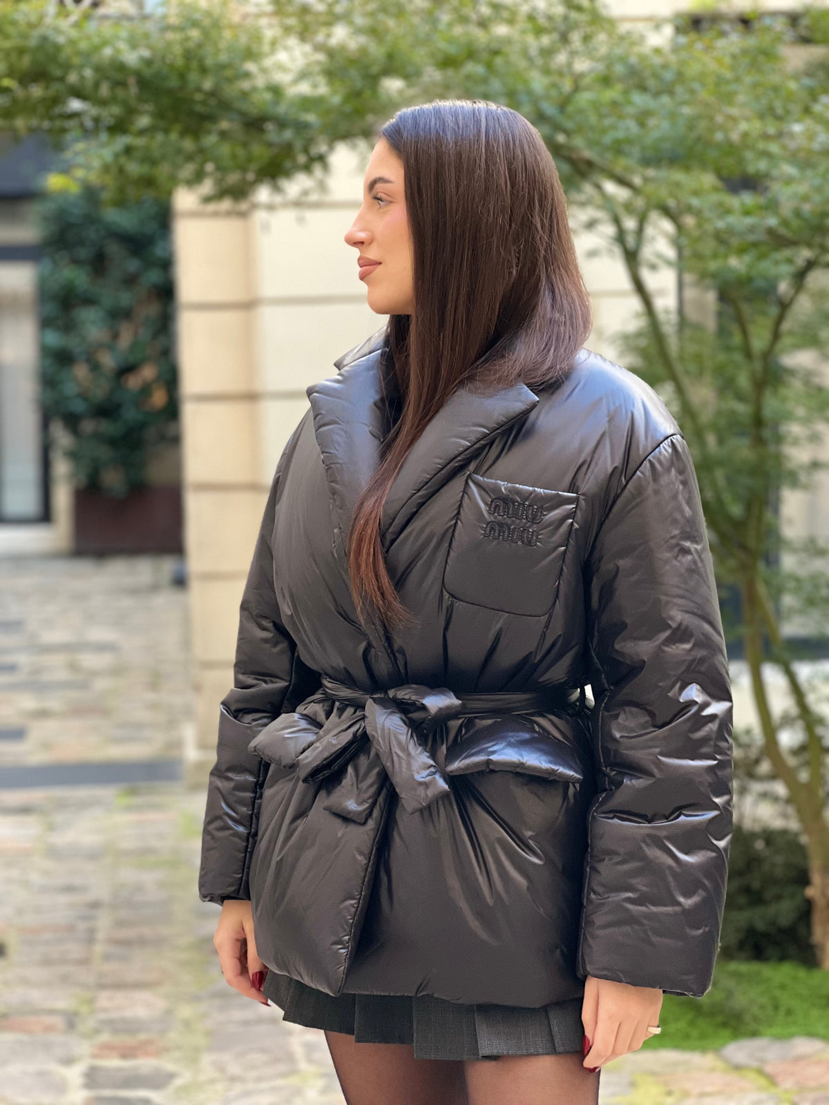 Miu Miu - Nylon Puffer Jacket Size M