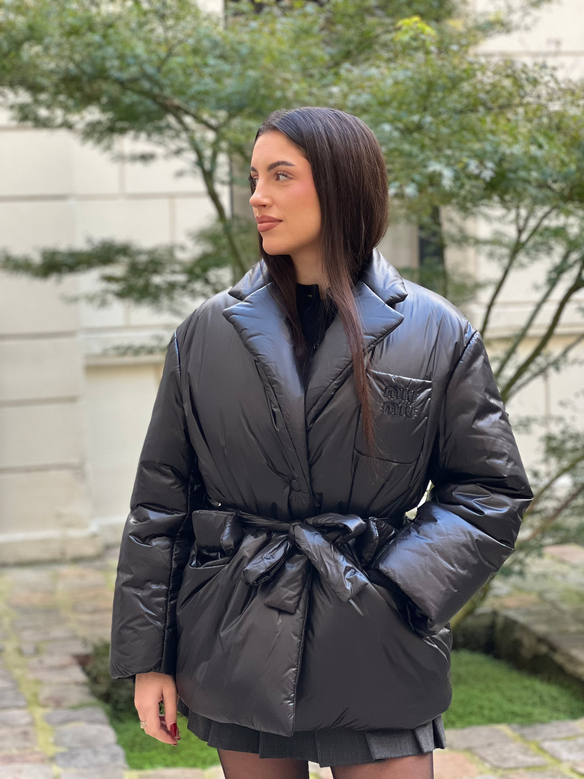 Miu Miu - Nylon Puffer Jacket Size M
