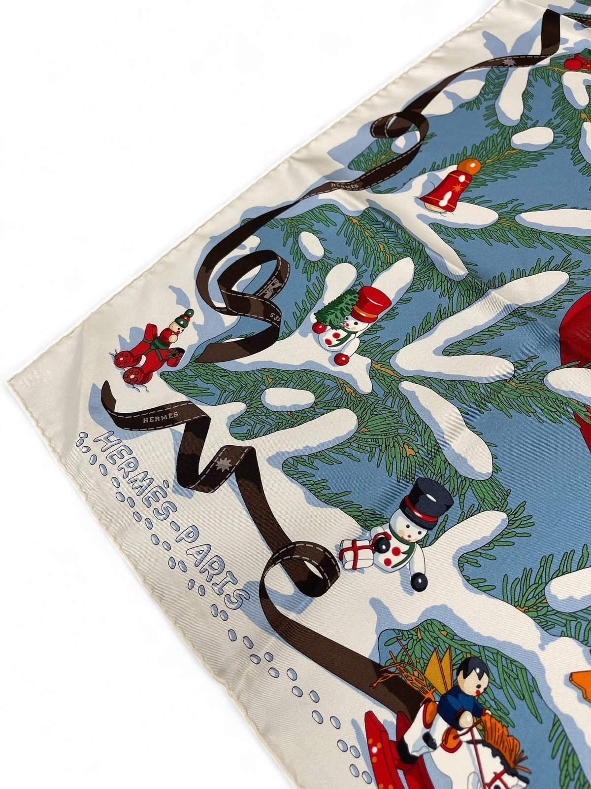 Hermès - Carré 90 „Weihnachten in der 24 Faubourg“