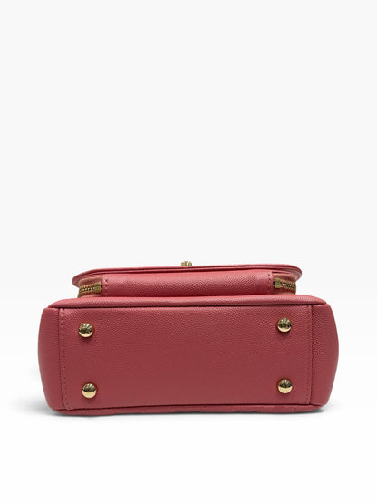 Chanel - Sac Business Affinity rose cuir caviar