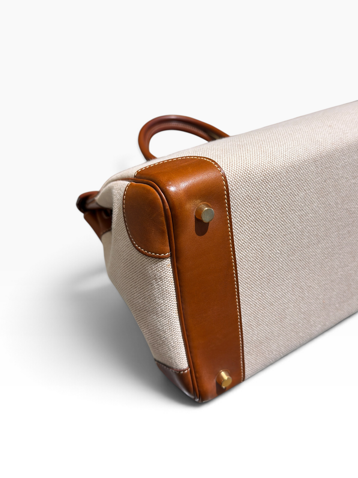 Hermès - Birkin 35 aus Segeltuch und Barénia-Leder