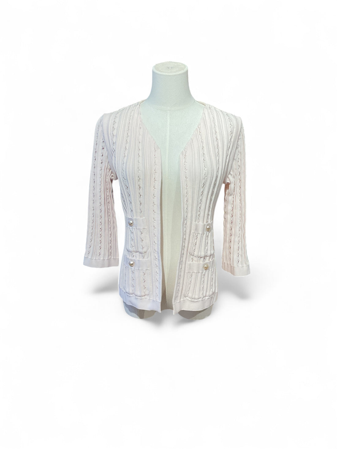 Chanel - Cardigan rosa T40