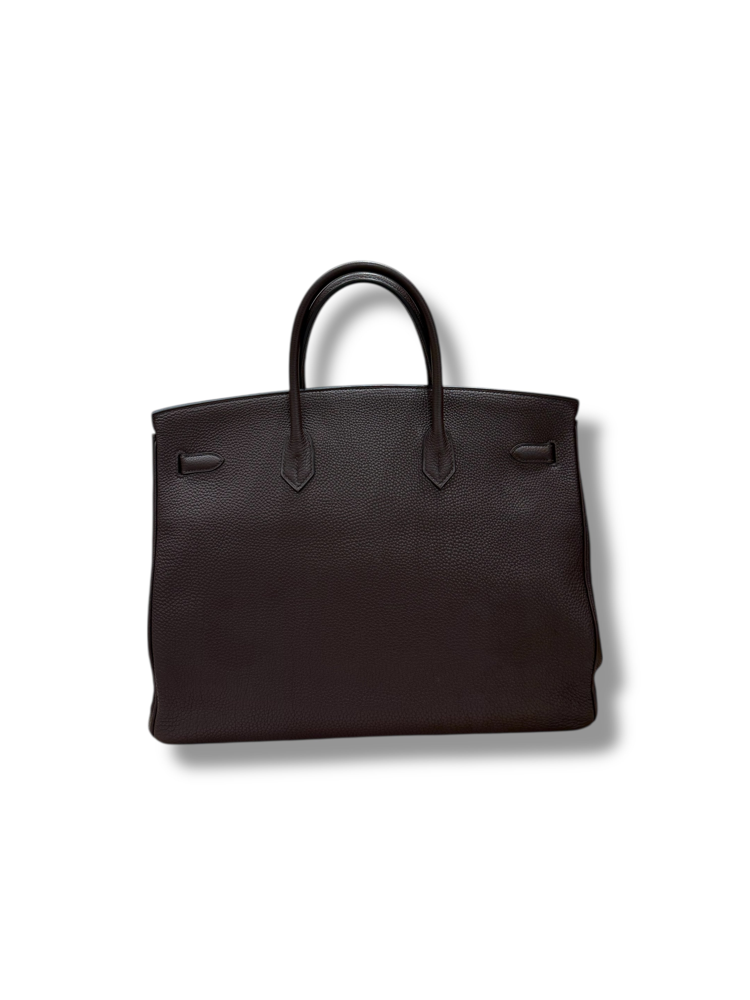 Hermès - Sac Birkin 40 Chocolat PHW
