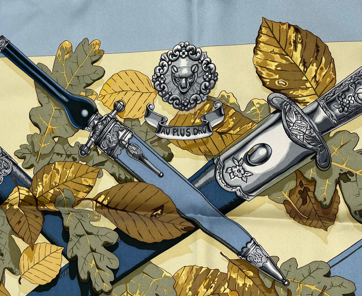 Hermès - Foulard 90 « Au plus dru »