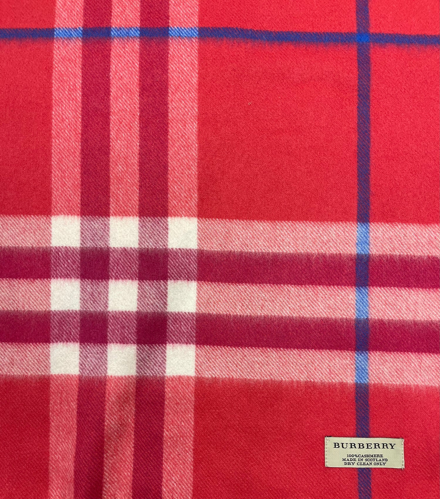Burberry - Écharpe Check Rose