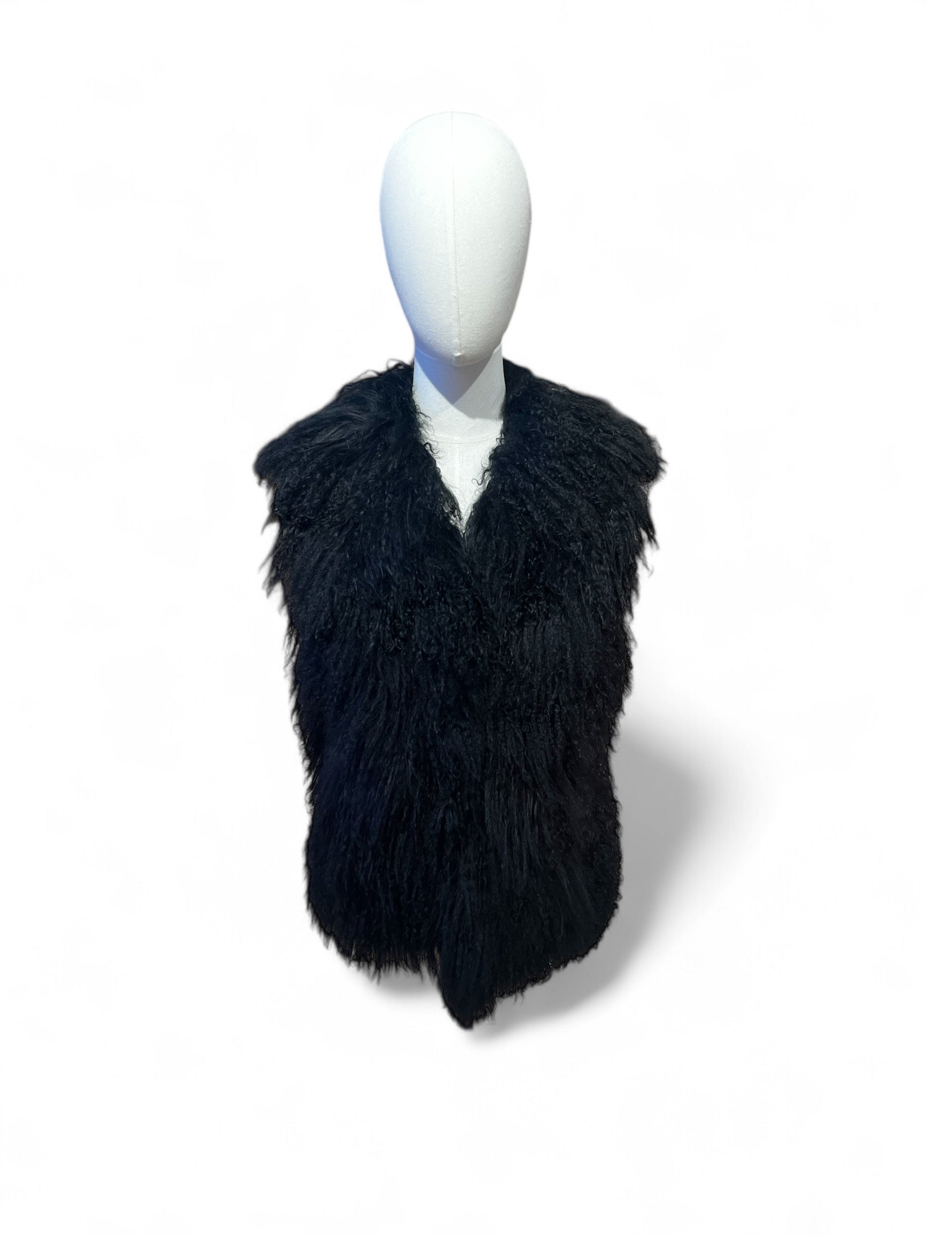 Michael Kors - Sleeveless alpaca fur jacket