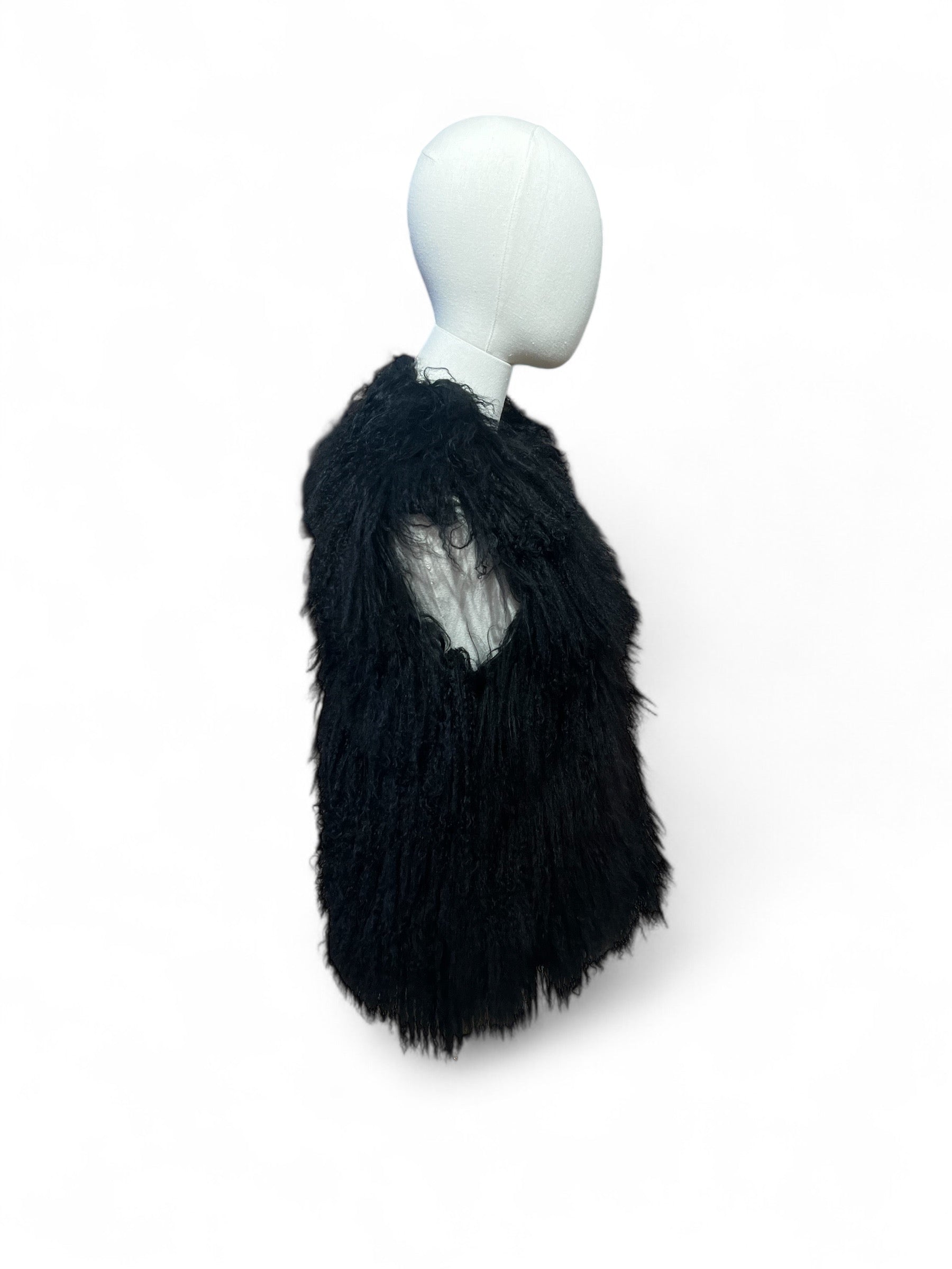 Michael Kors - Sleeveless alpaca fur jacket