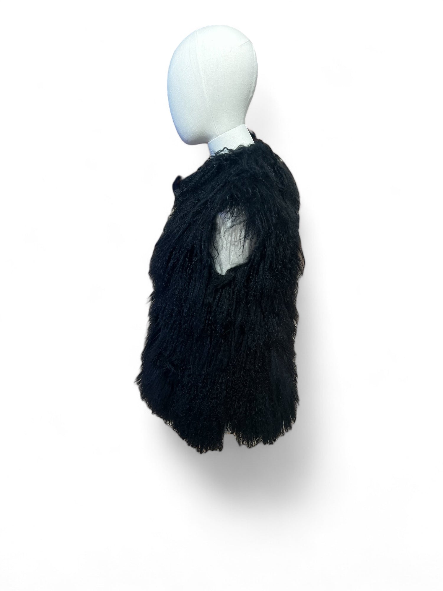 Michael Kors - Sleeveless alpaca fur jacket