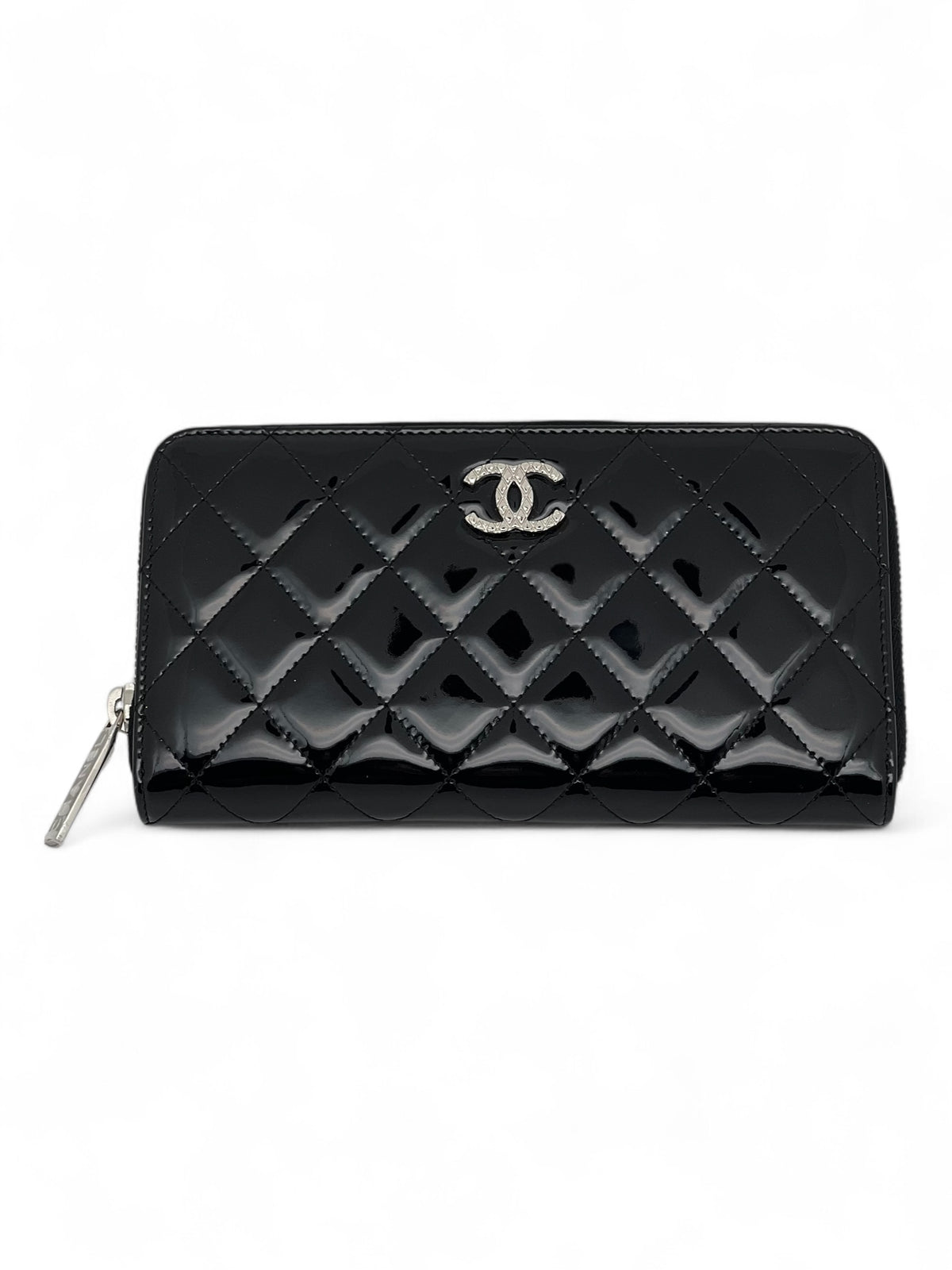 Chanel - Kleine Lackleder-Geldbörse