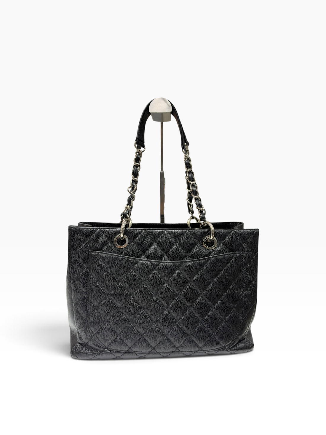 Chanel - Sac Cabas grand shopping en cuir caviar noir