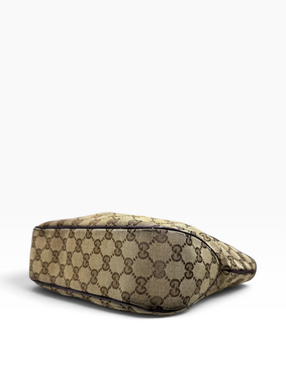 Gucci - Sac Hobo Jackie Piston Lock en toile GG