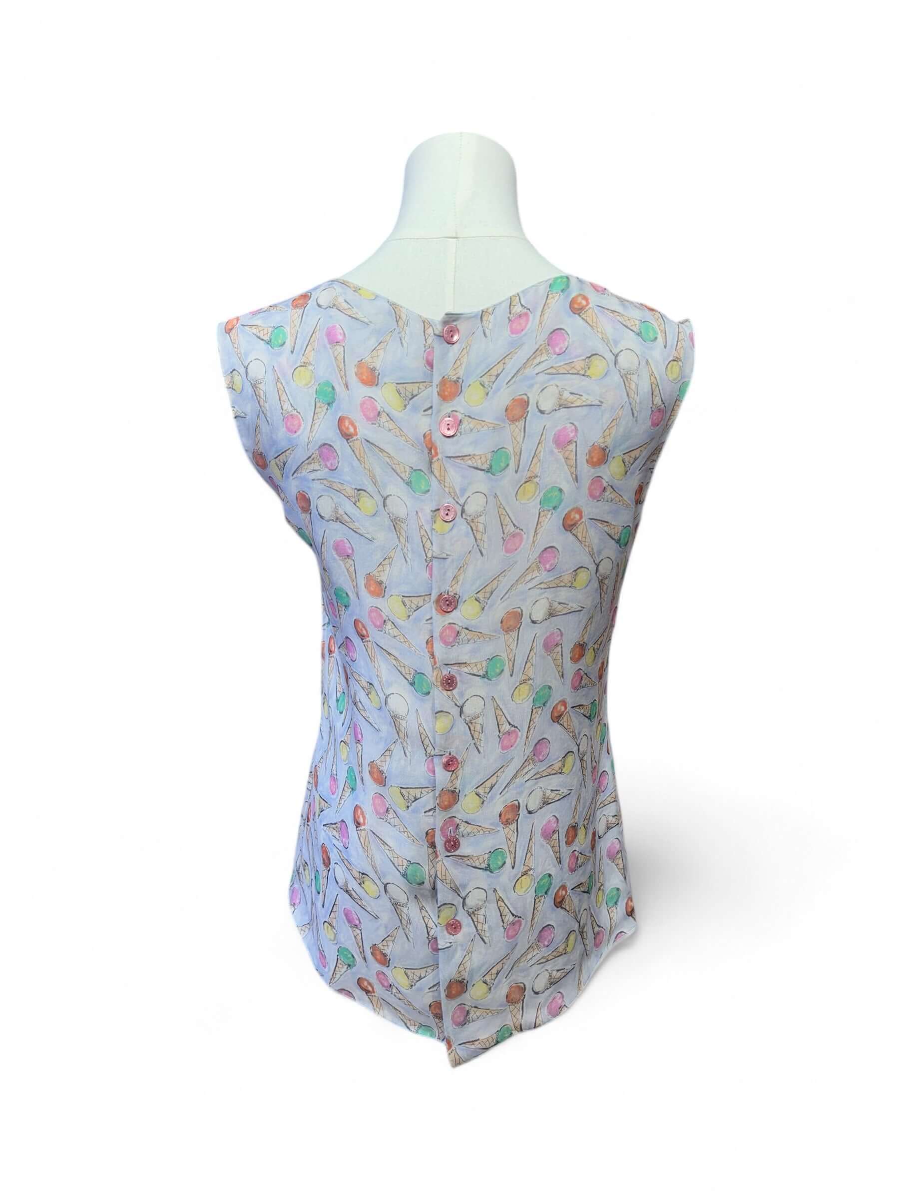 Chanel - Blouse en soie T36