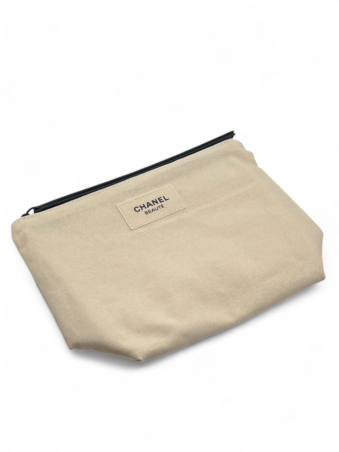 Chanel - Pochette beige con specchio
