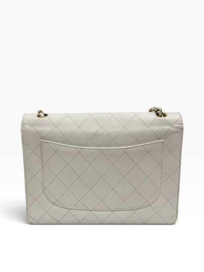Chanel - Sac Timeless square blanc