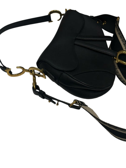 Dior - Sac Saddle à bandoulière noir