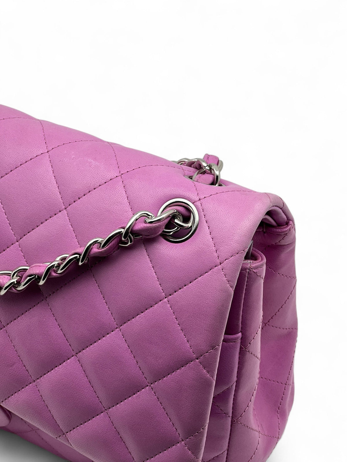 Chanel – Lilafarbene Jumbo-Tasche