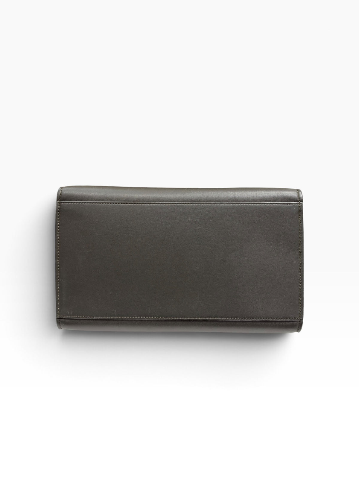 Céline - Sac à main trapèze tricolore en cuir et daim
