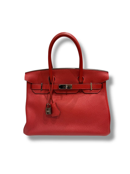 Hermès - Birkin 30 Rouge tomate togo PHW