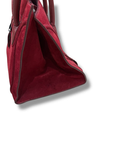Céline - sac phantom daim bordeaux