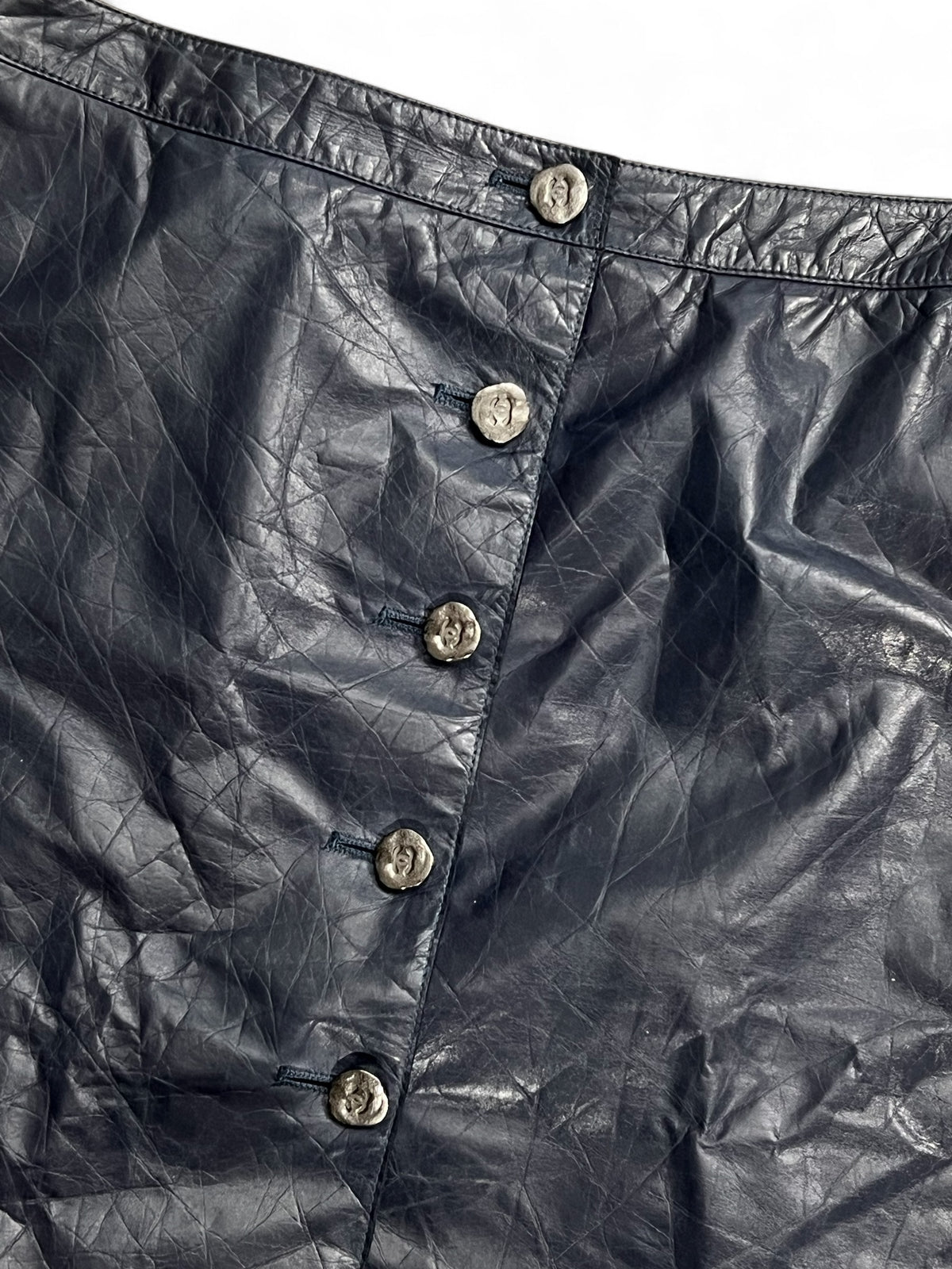 Chanel - Gonna in pelle T38