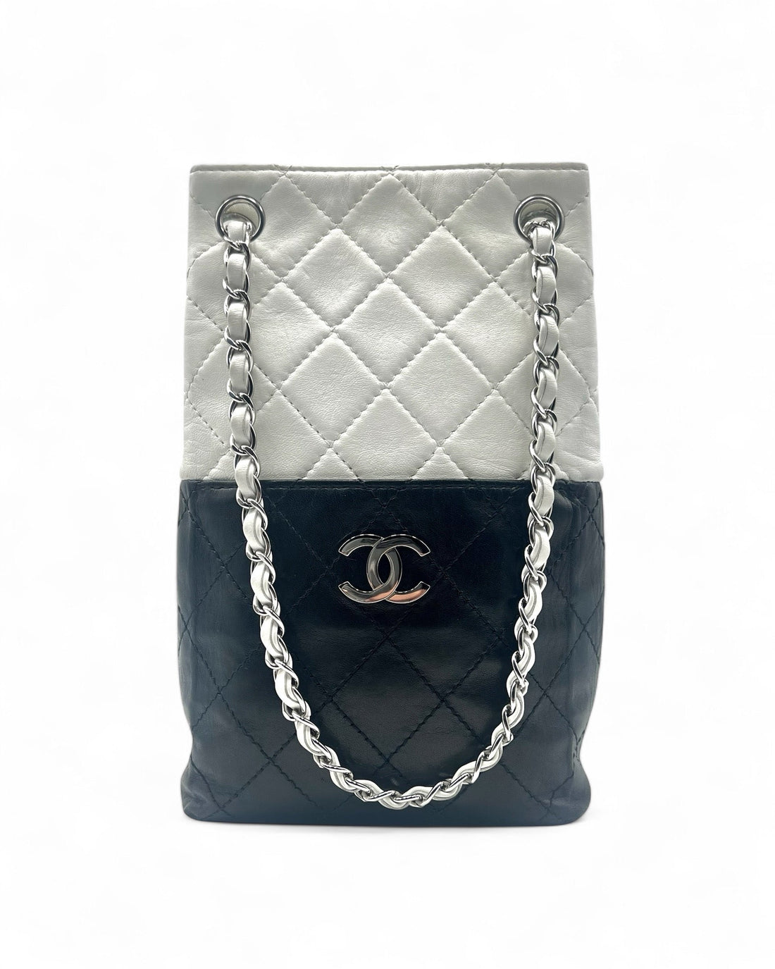 Chanel - Borsa bicolore nero e bianco