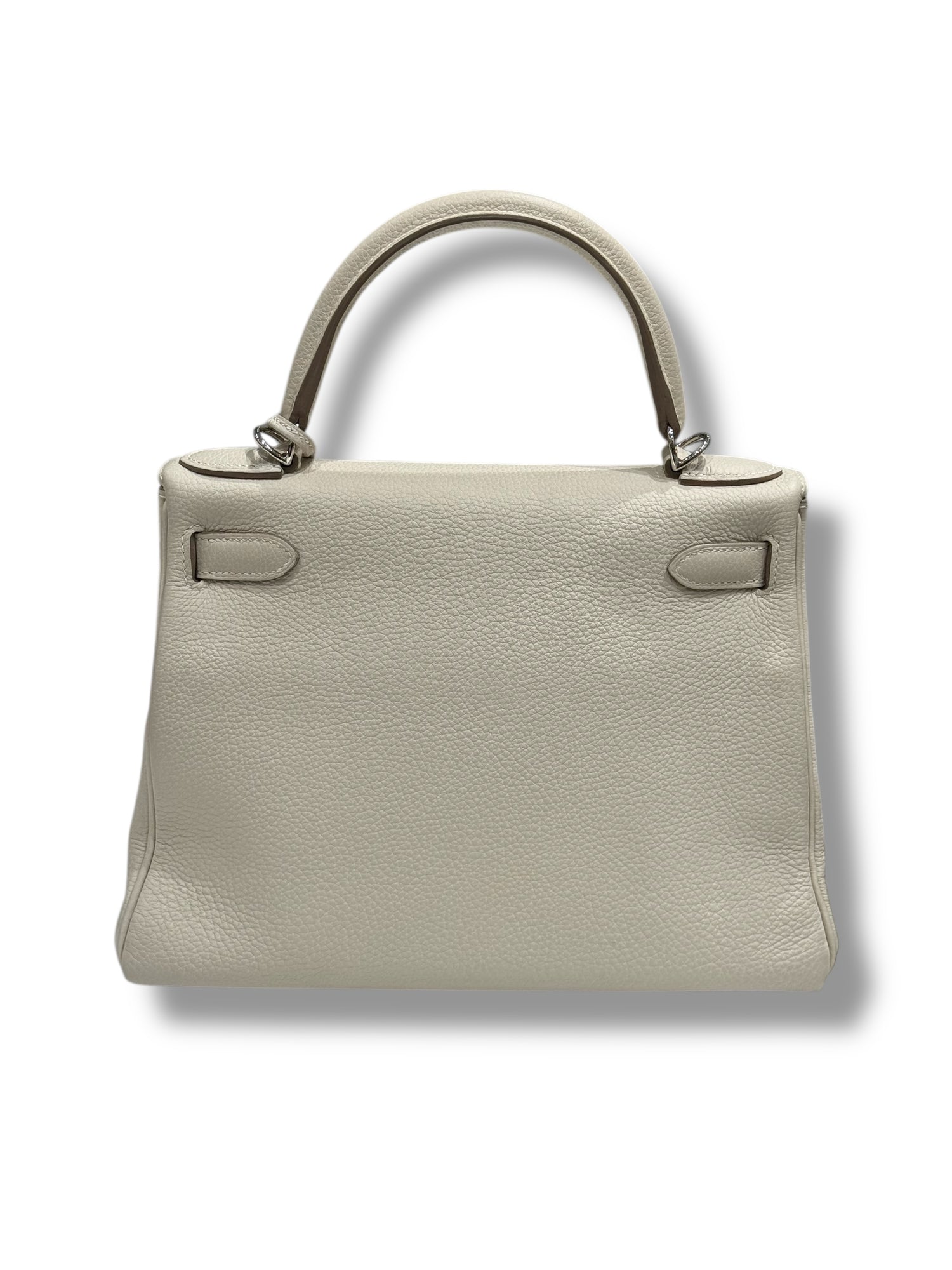 Hermès - Sac Kelly 28 Béton PHW
