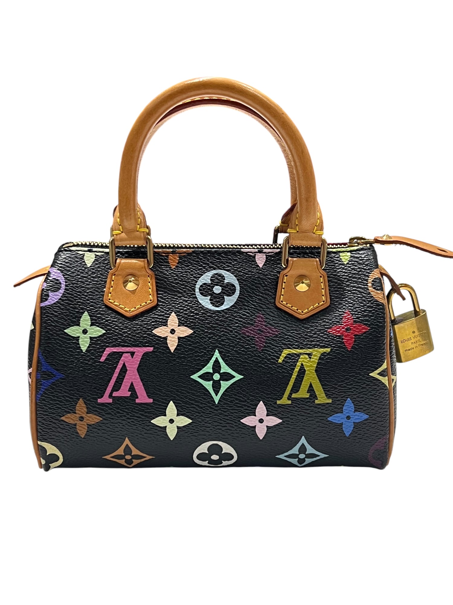 Louis Vuitton - sac nano speedy murakami noir