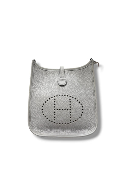 Hermès - Sac Evelyne 16 Bleu pâle PHW